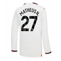 Koszulka piłkarska Manchester City Matheus Nunes #27 Strój wyjazdowy 2023-24 tanio Długi Rękaw
